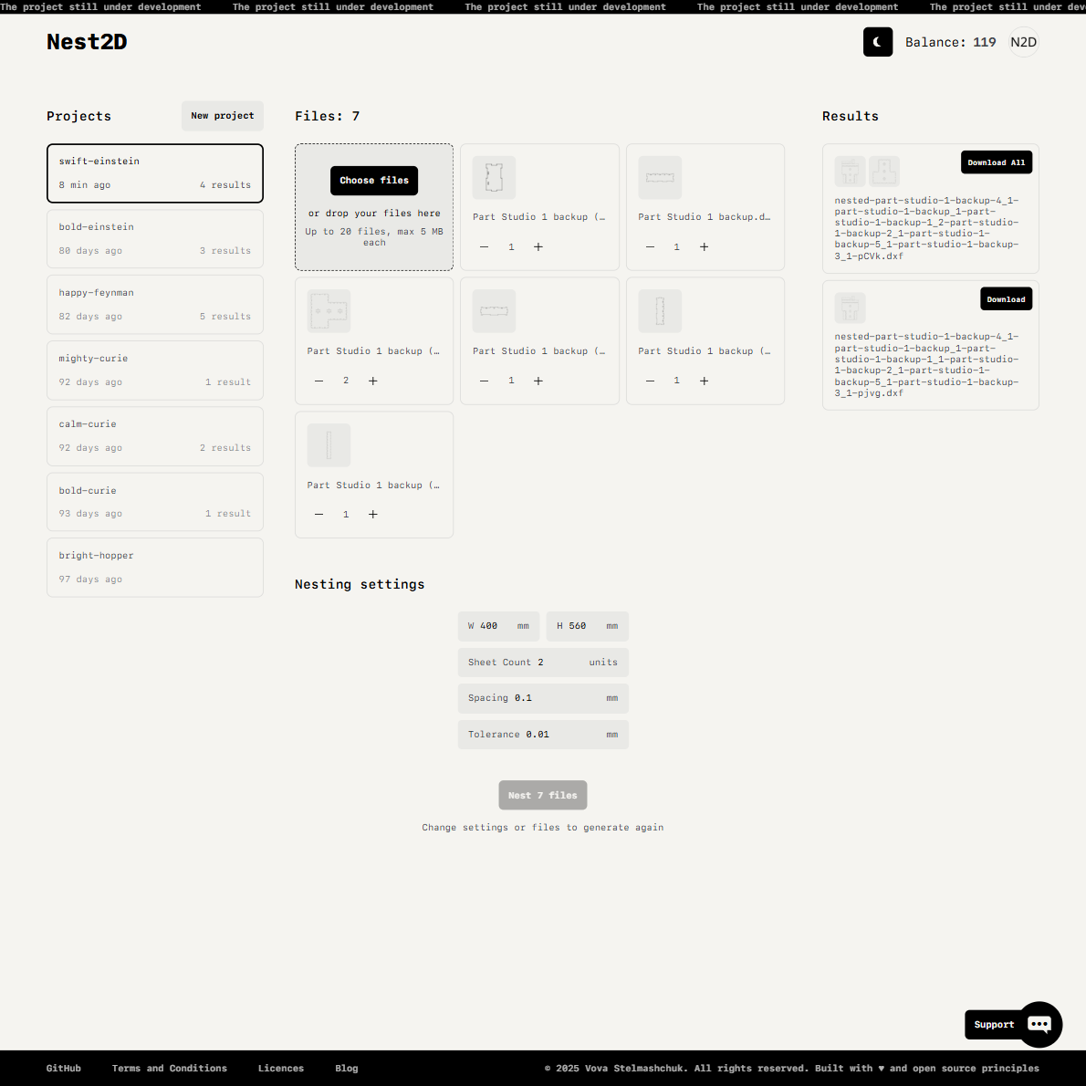 project ui
